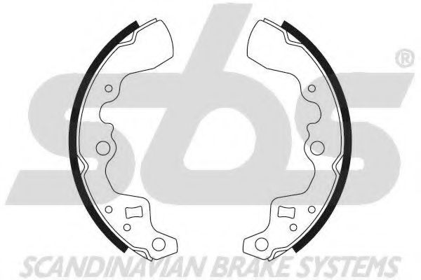 Комплект тормозных колодок sbs 18492752512