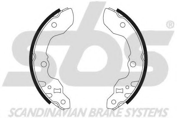 Комплект тормозных колодок sbs 18492752563