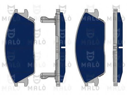 Комплект тормозных колодок, дисковый тормоз MALÒ 1050311