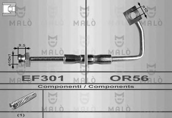 Тормозной шланг MALÒ 80152