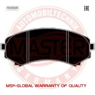 Комплект тормозных колодок, дисковый тормоз MASTER-SPORT 13046058532N-SET-MS