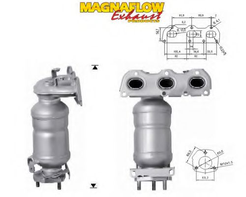 Катализатор MAGNAFLOW 68814