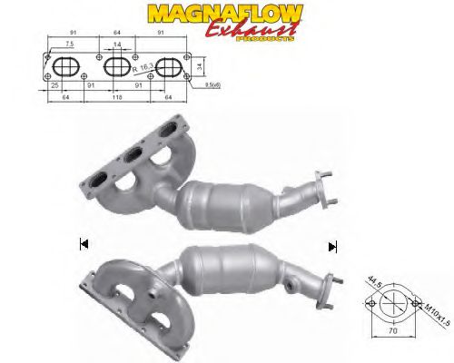 Катализатор MAGNAFLOW 70623