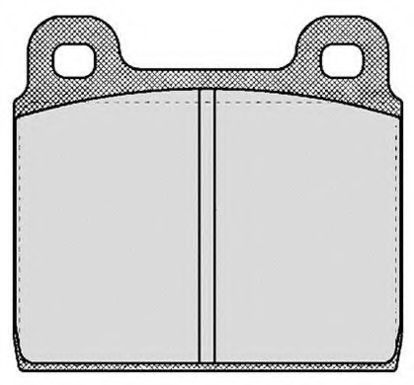Комплект тормозных колодок, дисковый тормоз RAICAM RA.0004.1