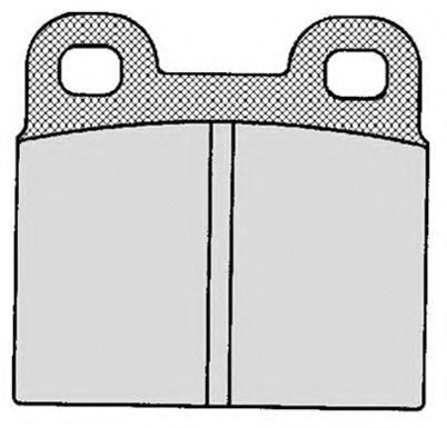 Комплект тормозных колодок, дисковый тормоз RAICAM RA.0005.0