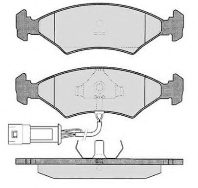 Комплект тормозных колодок, дисковый тормоз RAICAM RA.0219.1