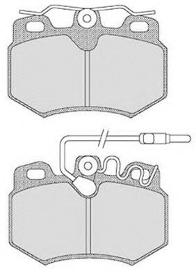 Комплект тормозных колодок, дисковый тормоз RAICAM RA.0296.0