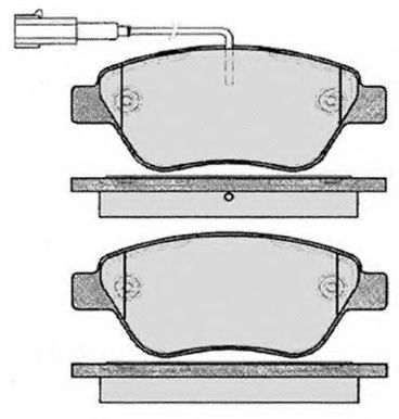 Комплект тормозных колодок, дисковый тормоз RAICAM RA.0760.4