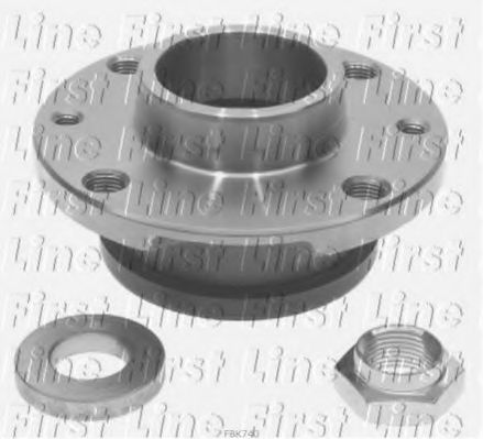 Комплект подшипника ступицы колеса FIRST LINE FBK740