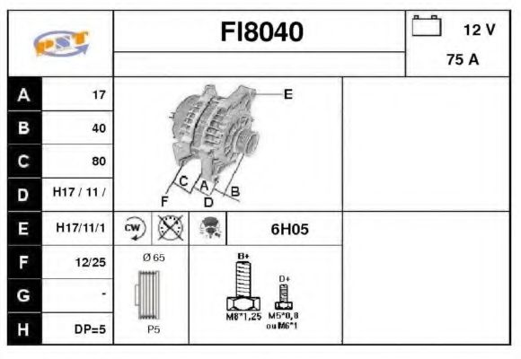 Генератор SNRA FI8040