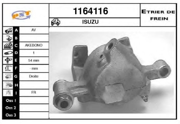 Тормозной суппорт BUDWEG CALIPER 341215
