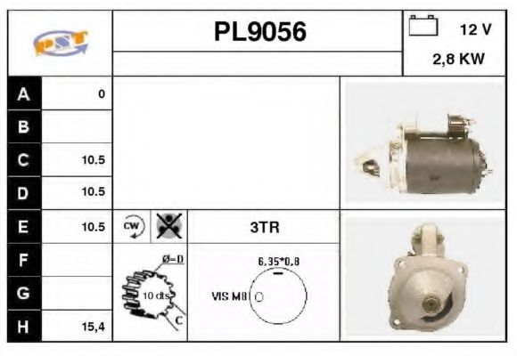 Стартер SNRA PL9056