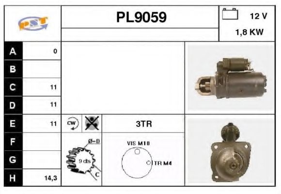 Стартер INTERNATIONAL 3055557R92
