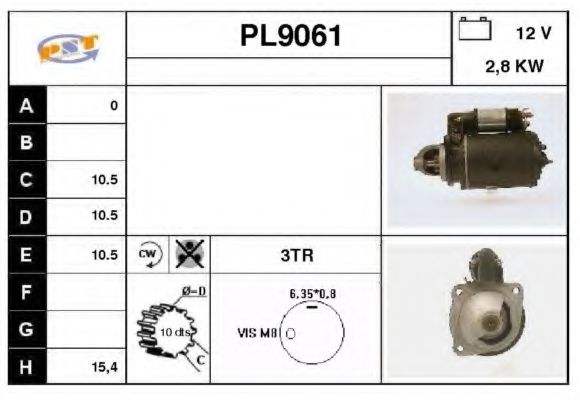 Стартер SNRA PL9061
