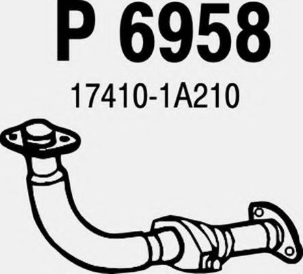 Труба выхлопного газа FENNO P6958
