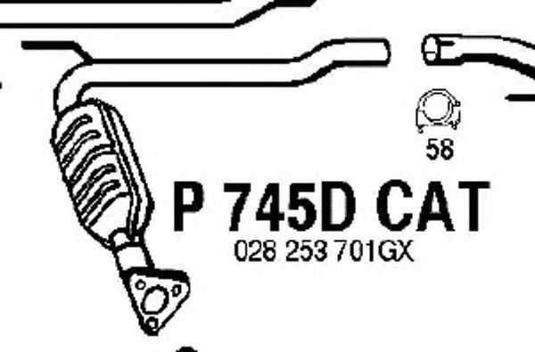 Катализатор FENNO P745DCAT