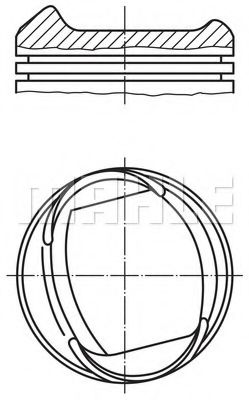 Поршень PERFECT CIRCLE 56 06468 0