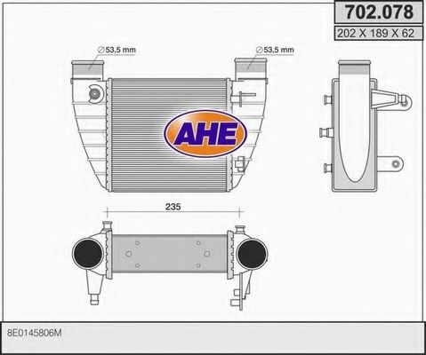Интеркулер AHE 702078