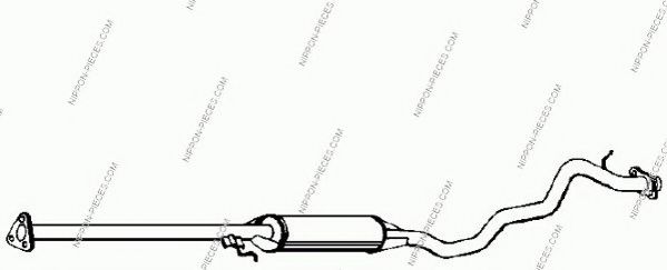 Система выпуска ОГ NPS H430A132