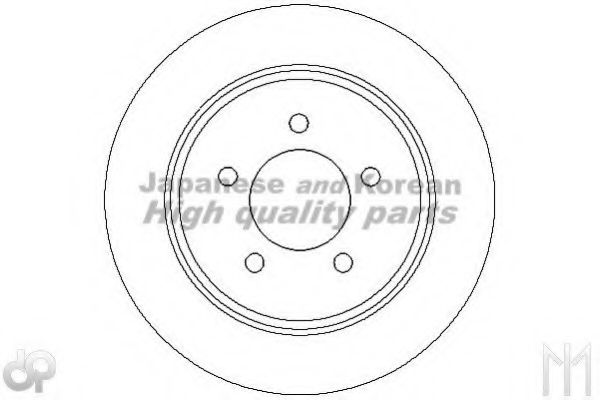 Тормозной диск ASHUKI US104308
