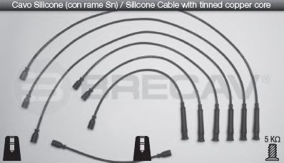 Комплект проводов зажигания BRECAV 30525