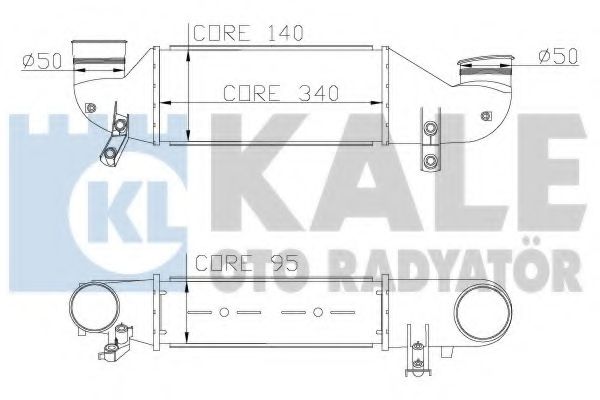 Интеркулер KALE OTO RADYATÖR 346500