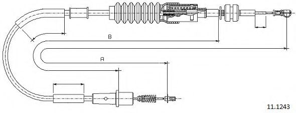 Тросик газа PEX 130387