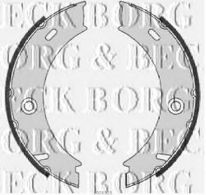 Комплект тормозных колодок BORG & BECK BBS6328