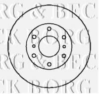 Тормозной диск BORG & BECK BBD4357