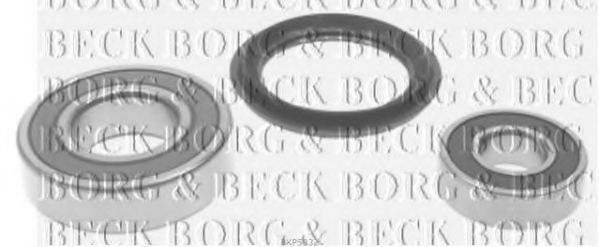 Ремкомплект, поворотный кулак BORG & BECK BKP5832