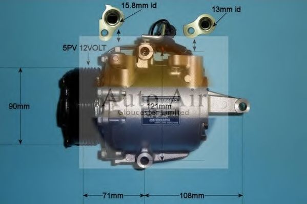 Компрессор, кондиционер AUTO AIR GLOUCESTER 14-2063