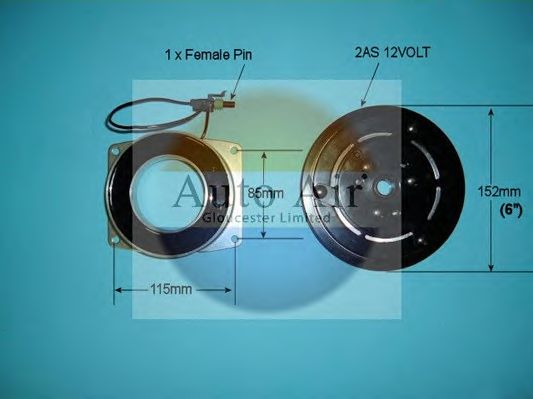 Холостой ход, компрессор AUTO AIR GLOUCESTER 440003