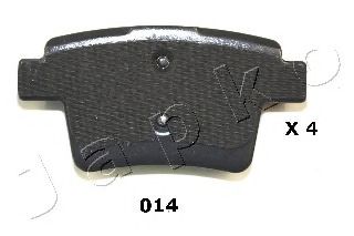 Комплект тормозных колодок, дисковый тормоз JAPKO 51014