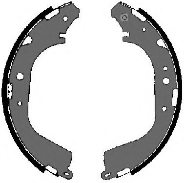 Комплект тормозных колодок VEMA 84663