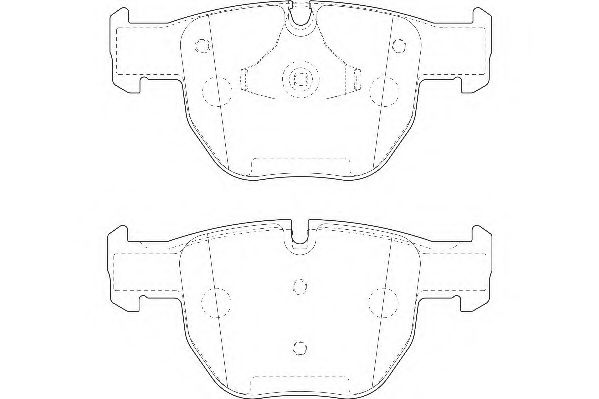 Комплект тормозных колодок, дисковый тормоз WAGNER WBP23397A