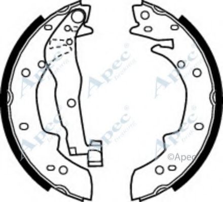 Тормозные колодки APEC braking SHU524