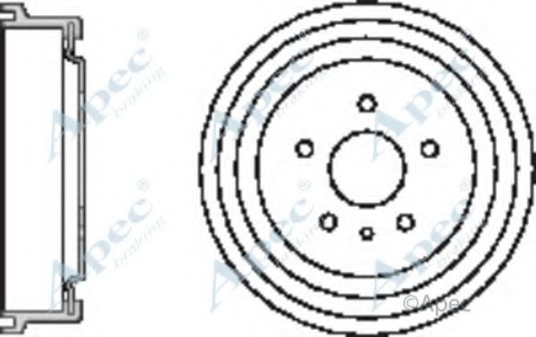 Тормозной барабан APEC braking DRM9939