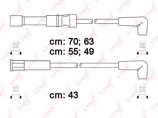 Комплект проводов зажигания LYNXauto SPC1818