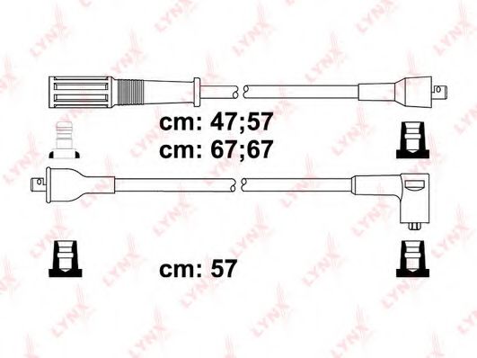 Комплект проводов зажигания LYNXauto SPC4813