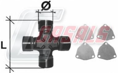 Шарнир, продольный вал CASALS CR20