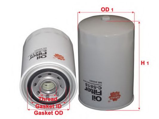 Масляный фильтр VIC C315