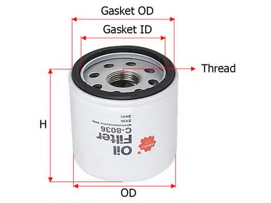 Масляный фильтр RYCO Z445