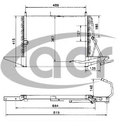 Конденсатор, кондиционер ACR 300054