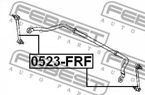 Тяга / стойка, стабилизатор FEBEST 0523FRF