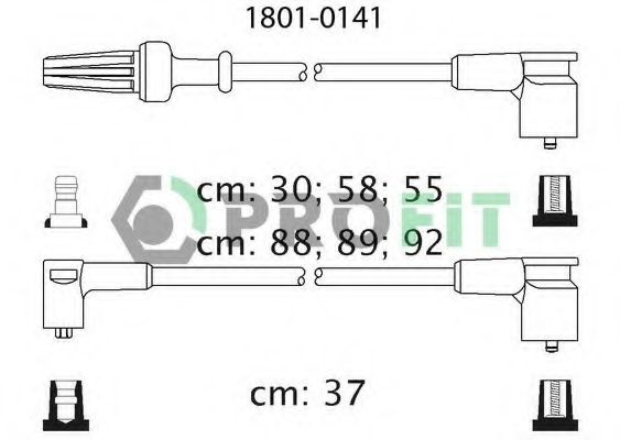 Комплект проводов зажигания PROFIT 1801-0141
