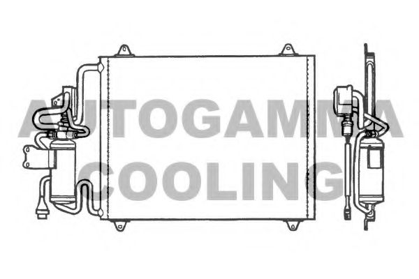 Конденсатор, кондиционер AUTOGAMMA 101808