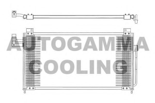 Конденсатор, кондиционер AUTOGAMMA 102674