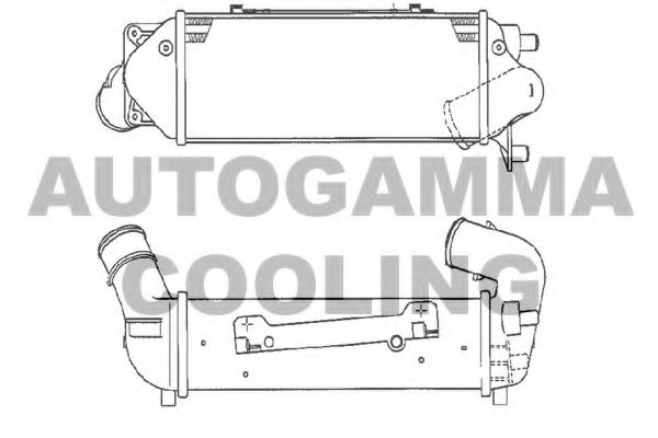 Интеркулер AUTOGAMMA 103017