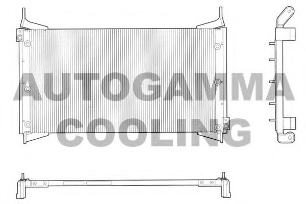 Конденсатор, кондиционер AUTOGAMMA 103193