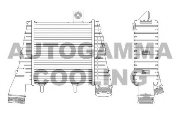 Интеркулер AUTOGAMMA 105722